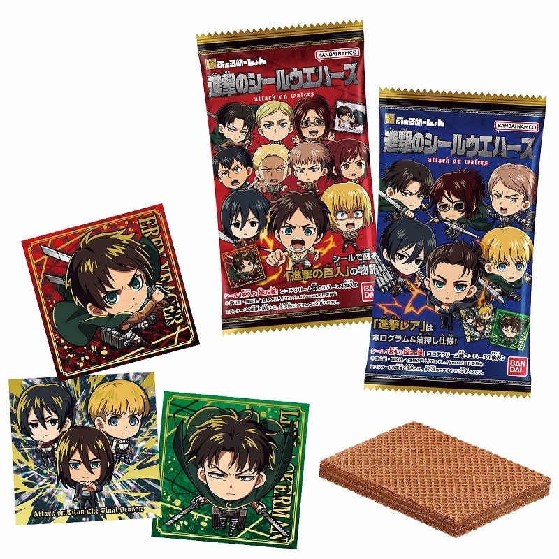 (BANDAI) にふぉるめーしょん 進撃の巨人 進撃のｼｰﾙｳｴﾊｰｽ wafer card