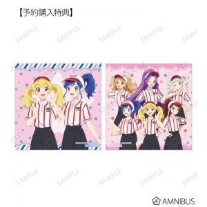 BOX特典:「正方形ブロマイド2枚セット(集合&ペアA)」アイカツ！ 10th STORY  ROUND1ver. (池袋)