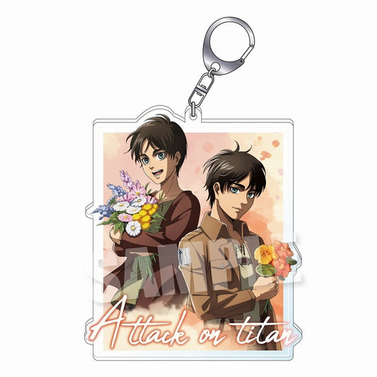 Enter the giant BIGアクリルキーホルダー《past and future ver.》（TypeA） acrylic keychain Eren
