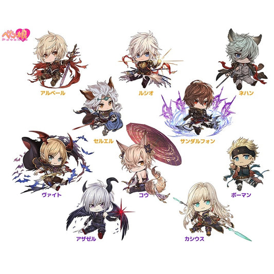 ｸﾞﾗﾝﾌﾞﾙｰﾌｧﾝﾀｼﾞｰ ぺたん娘 TDｱｸﾘﾙｽﾄﾗｯﾌﾟ Vol.9 (ﾍﾟﾝｷﾞﾝﾊﾟﾚｰﾄﾞ) keychain