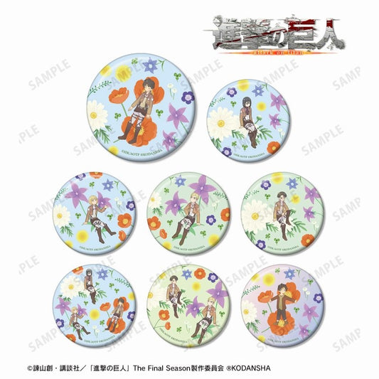 進撃の巨人 トレーディング Botania 缶バッジ badge