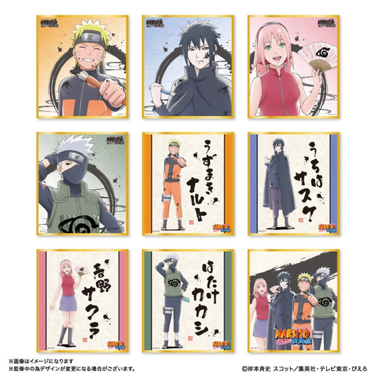 グッズ-色紙】NARUTO トレーディングミニ色紙