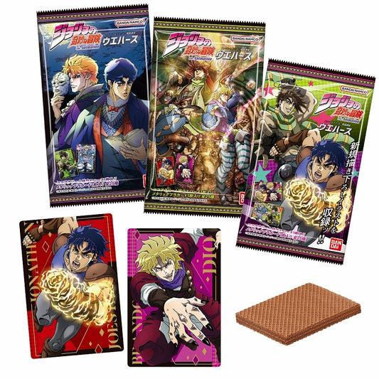 ｼﾞｮｼﾞｮの奇妙な冒険 ﾌｧﾝﾄﾑﾌﾞﾗｯﾄﾞ/戦闘潮流 ｳｴﾊｰｽ wafer card (BANDAI)