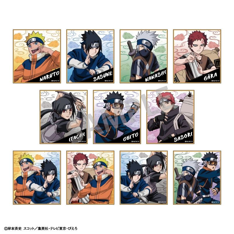 (ｶﾐｵｼﾞｬﾊﾟﾝ) NARUTO-ナルト- 疾風伝 ﾄﾚｰﾃﾞｨﾝｸﾞﾐﾆ色紙 少年期