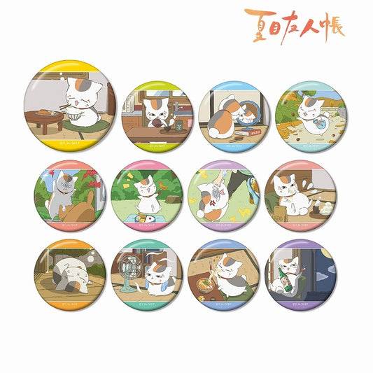 夏目友人帳 ﾆｬﾝｺ先生の1日 TD缶ﾊﾞｯｼﾞ (ｱﾙﾏﾋﾞｱﾝｶ)