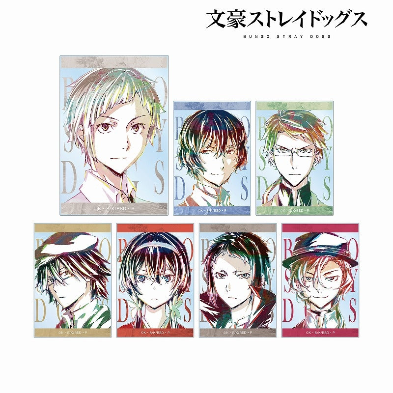 (ｱﾙﾏﾋﾞｱﾝｶ) 文豪ｽﾄﾚｲﾄﾞｯｸﾞｽ ﾄﾚｰﾃﾞｨﾝｸﾞ Ani-Art ｱｸﾘﾙｶｰﾄﾞ acrylic card