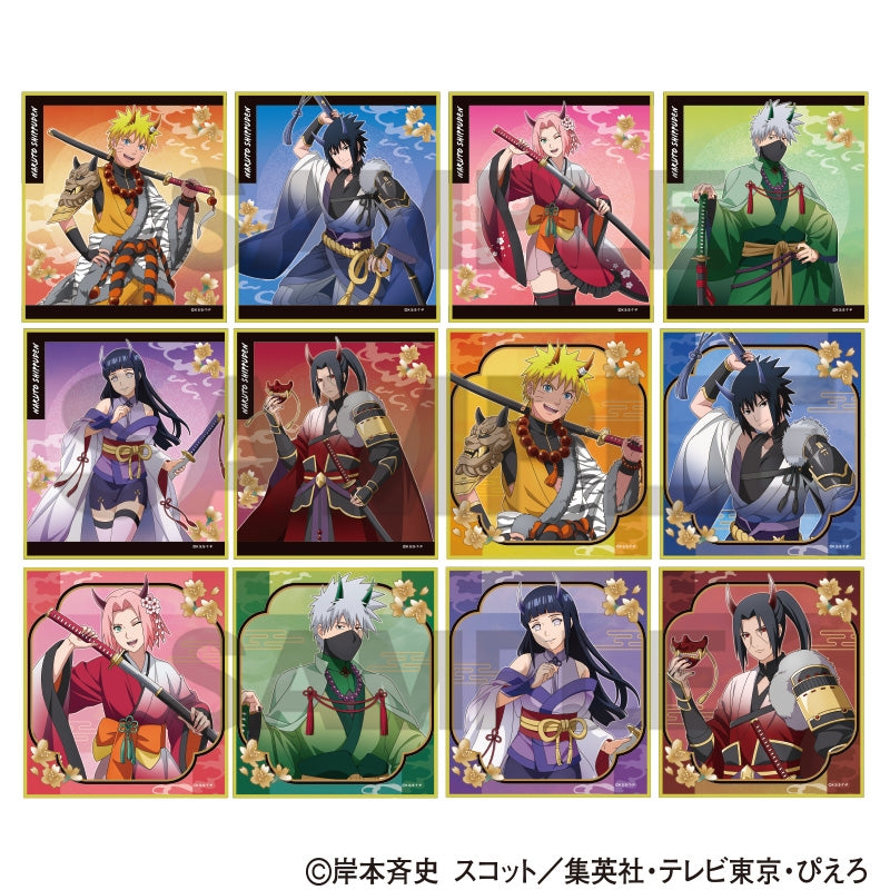 (ｸﾗｯｸｽ) NARUTO トレーディングミニ色紙 鬼
