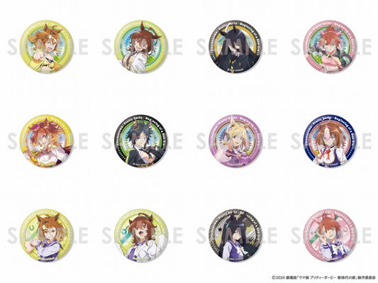 (SOL) 劇場版『ｳﾏ娘 ﾌﾟﾘﾃｨｰﾀﾞｰﾋﾞｰ 新時代の扉』ﾄﾚｰﾃﾞｨﾝｸﾞ缶ﾊﾞｯｼﾞ