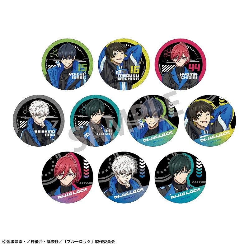ブルーロック トレーディンググリッター缶バッジ/サイバーパンク badge