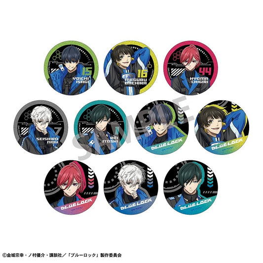 ブルーロック トレーディンググリッター缶バッジ/サイバーパンク badge