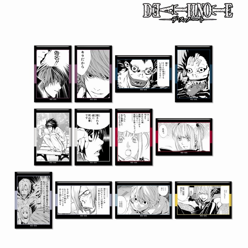 (ｱﾙﾏﾋﾞｱﾝｶ) DEATH NOTE　トレーディングコマスクエア缶バッジ