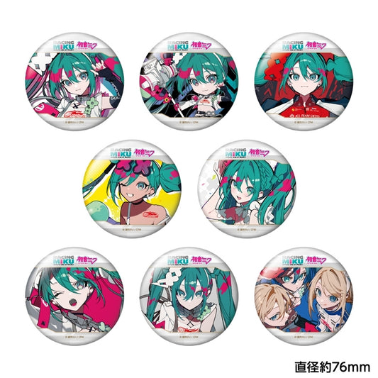 (ｷｬﾗﾊﾞﾝ) ﾚｰｼﾝｸﾞﾐｸ 2025Ver. ﾄﾚｰﾃﾞｨﾝｸﾞおっきめ缶ﾊﾞｯｼﾞ vol.1