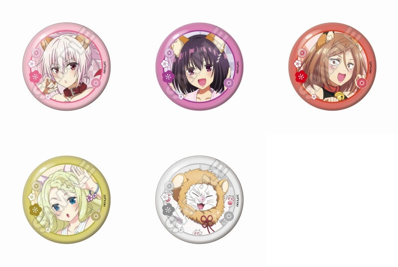 (GRANUP) あやかしトライアングル ケモ耳和服 缶バッジ badge