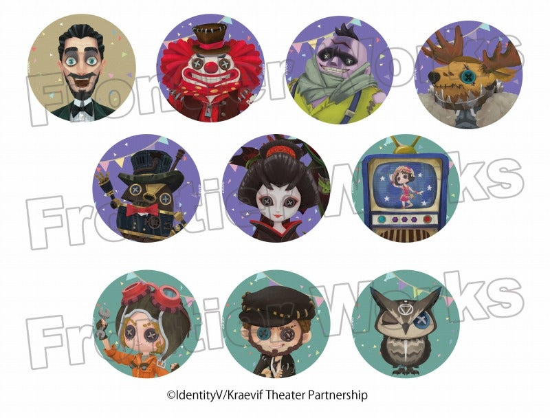 Identity V ARNOLD & PUPPETS トレーディング缶バッジ(池袋)
