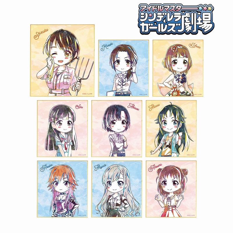 The Idolmaster Cinderella Girls Theater Trading Ani-Art Mini Shikishi ver.F tcs colored paper.