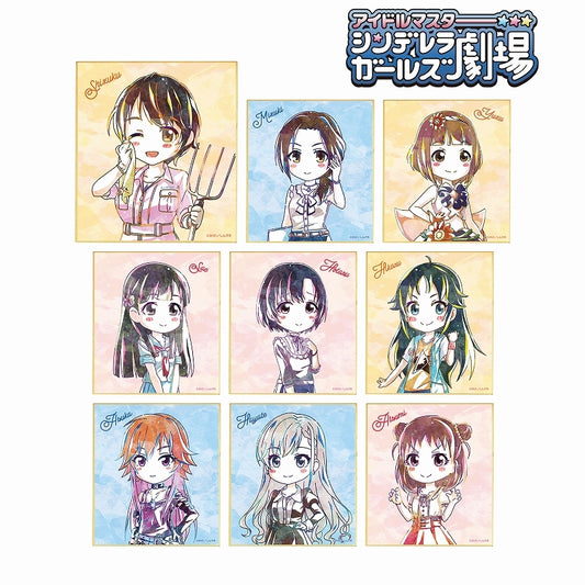 The Idolmaster Cinderella Girls Theater Trading Ani-Art Mini Shikishi ver.F tcs 色紙.