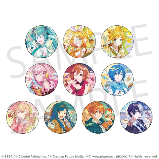 プロジェクトセカイ カラフルステージ！ feat. 初音ミク Anniversary/Birthdayイラスト2023-2024 グリッター缶バッジコレクション A (池袋)