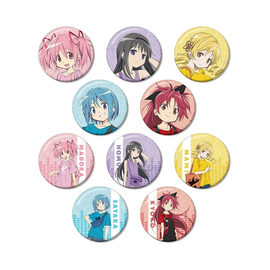 TVアニメ「魔法少女まどか☆マギカ」 rockin'starコラボ 描き下ろし トレーディンググリッター缶バッジ IKE