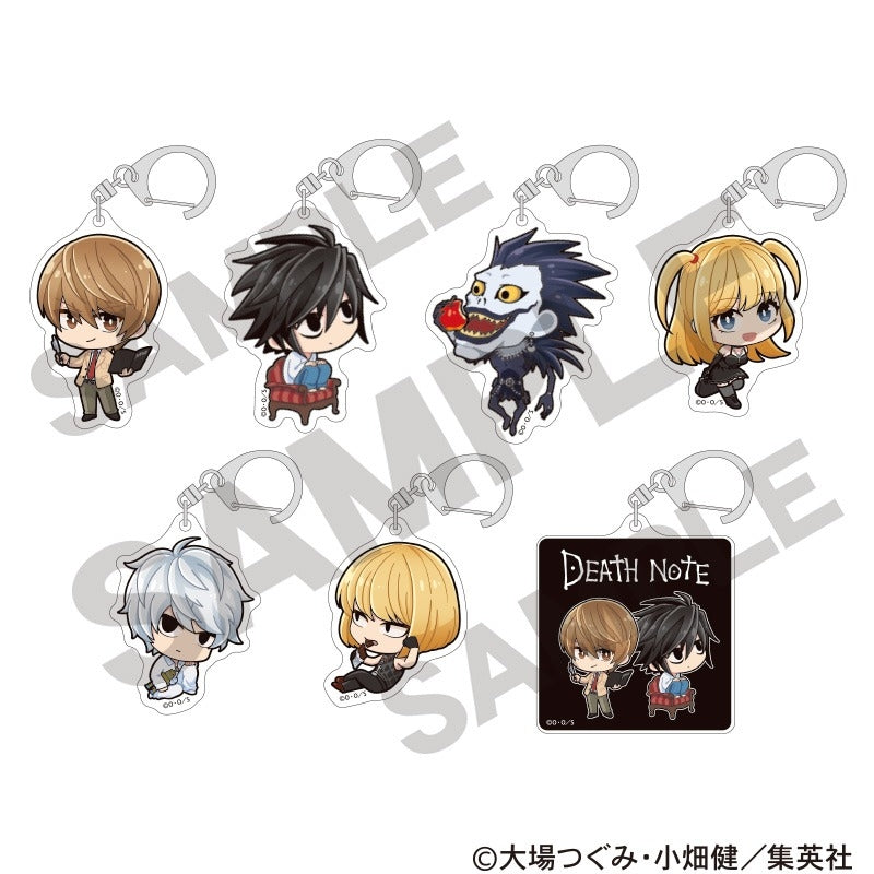 DEATH NOTE トレーディングアクリルキーホルダー