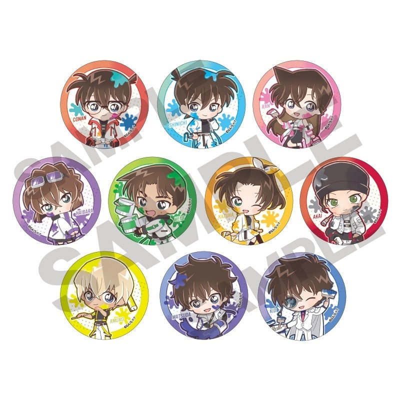 (ｸﾗｯｸｽ) 名探偵コナン トレーディング缶バッジ ペンキ badge