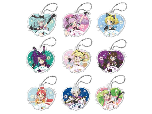 (ﾃｨｰﾑｴﾝﾀﾃｲﾝﾒﾝﾄ) アイドルランド プリパラ アクリルキーホルダー acrylic keychain