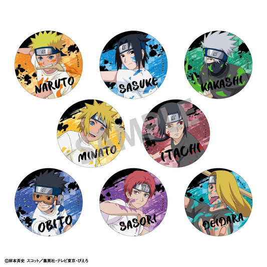 NARUTO トレーディンググリッター缶バッジ_ペイント badge (ｶﾐｵｼﾞｬﾊﾟﾝ)