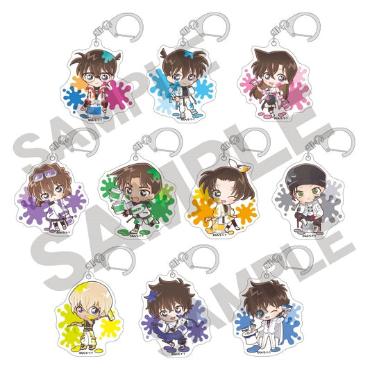 (ｸﾗｯｸｽ) 名探偵コナン トレーディングアクリルキーホルダー ペンキ acrylic keychain
