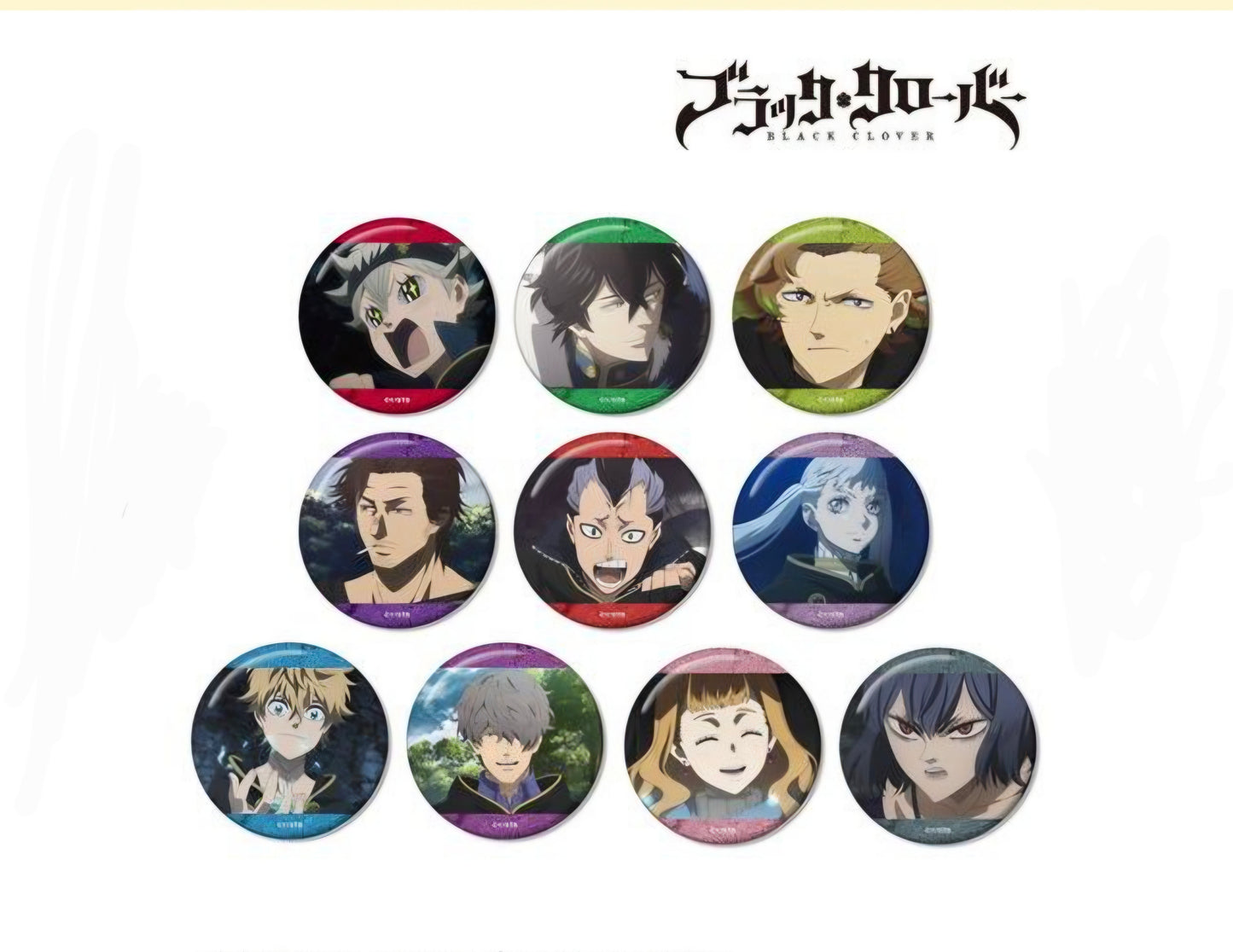 (ｱﾙﾏﾋﾞｱﾝｶ) ブラッククローバー TD場面写グリッター缶バッジ