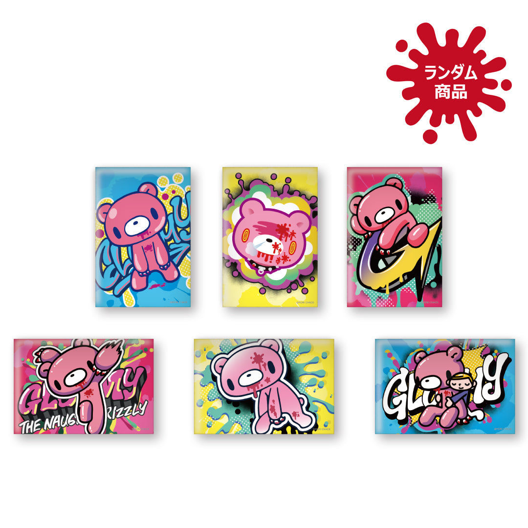 GLOOMY The Naughty Grizzly
グルーミースクエア缶バッジ (スプレー ver.)-全6種- (IKE)