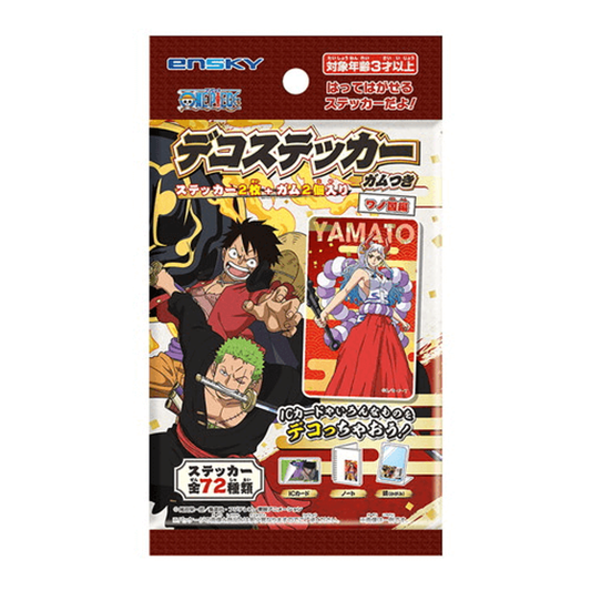 one piece ワンピース デコ ステッカー ガムつき ワノ国編