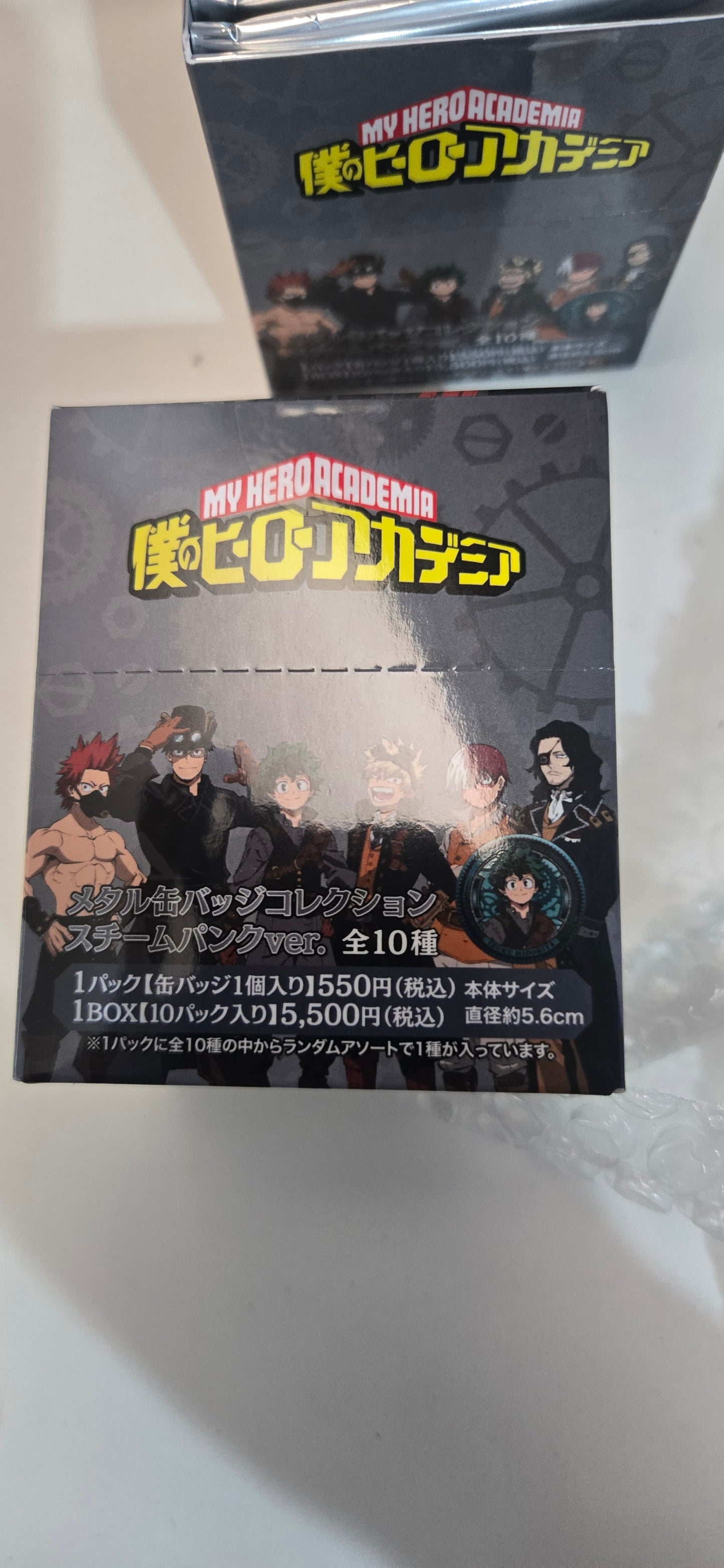 僕のヒーローアカデミア メタル缶バッジコレクション スチームパンクver. 全10種池袋