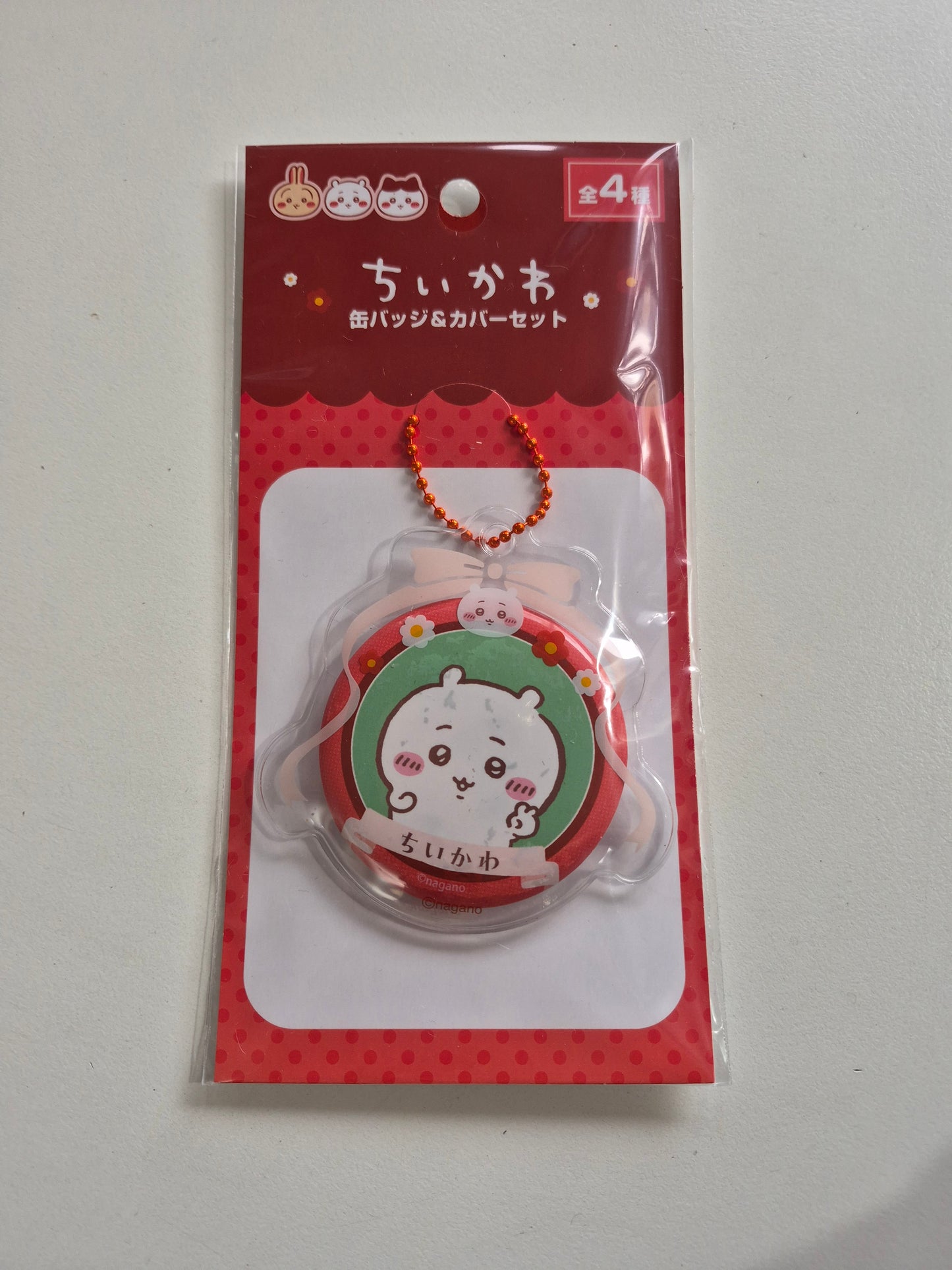 「ちいかわ缶バッジ&カバーセット」A  Cando
