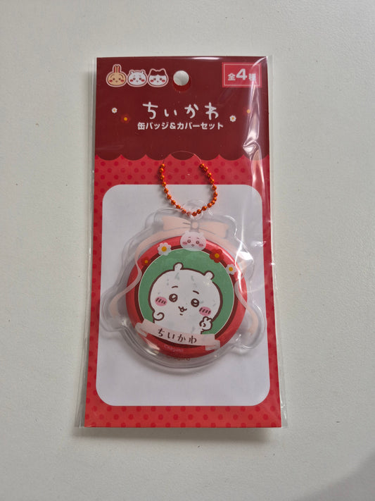 「ちいかわ缶バッジ&カバーセット」A  Cando