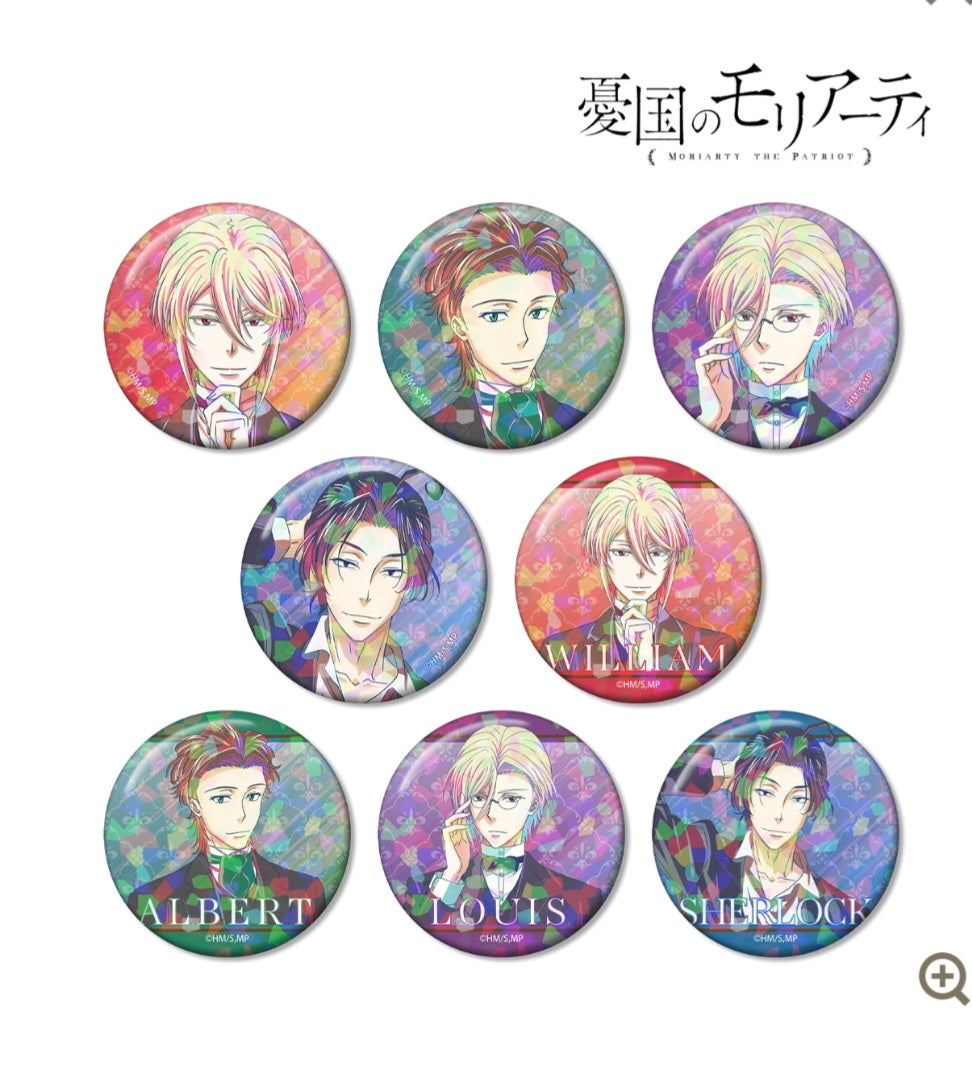(ｱﾙﾏﾋﾞｱﾝｶ) 憂国のﾓﾘｱｰﾃｨ TD Ani-Art clear label ﾎﾛｸﾞﾗﾑ缶ﾊﾞｯｼﾞ