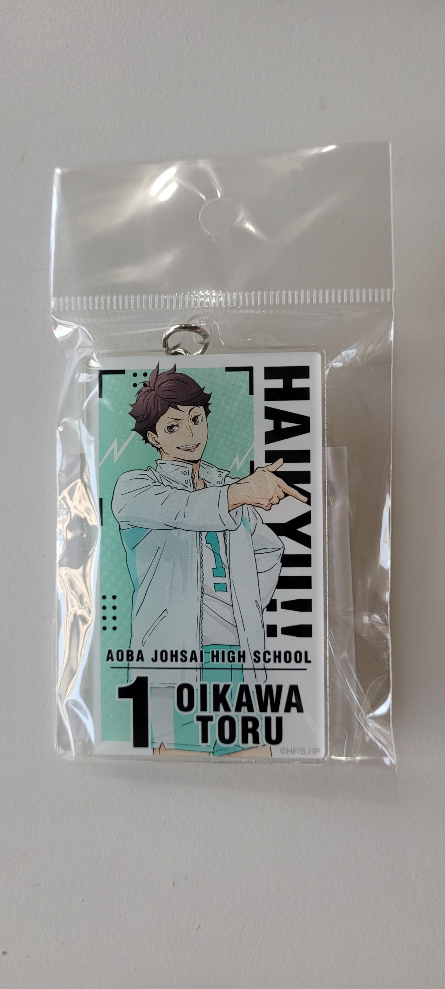 ハイキュー!!アニメ10周年記念展 全感覚EXHIBITION アクリルキーホルダー<10周年記念展描き下ろし 及川徹> as. kc.