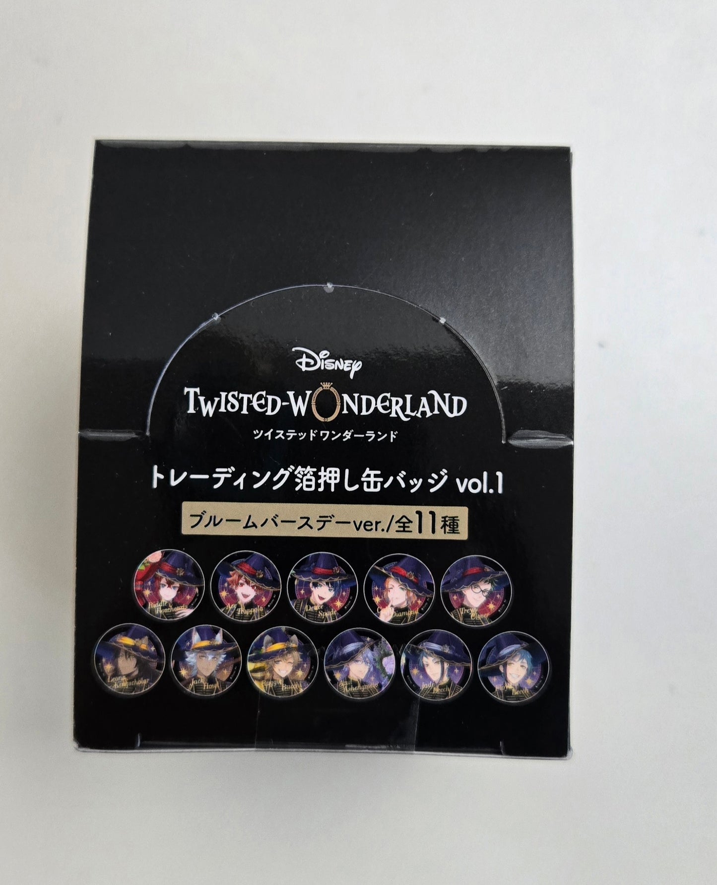 『ディズニー ツイステッドワンダーランド』 トレーディング箔押し缶バッジvol.1 ブルームバースデー