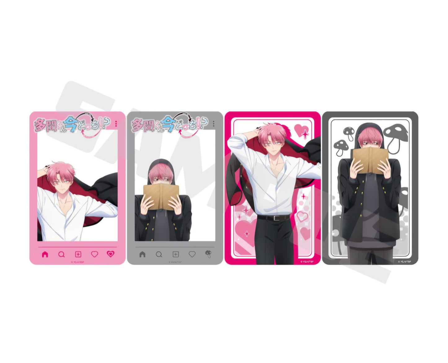 【Village Vanguard限定】【多聞くん今どっち！？】 トレーディングクリアカード（全4種）(池袋)