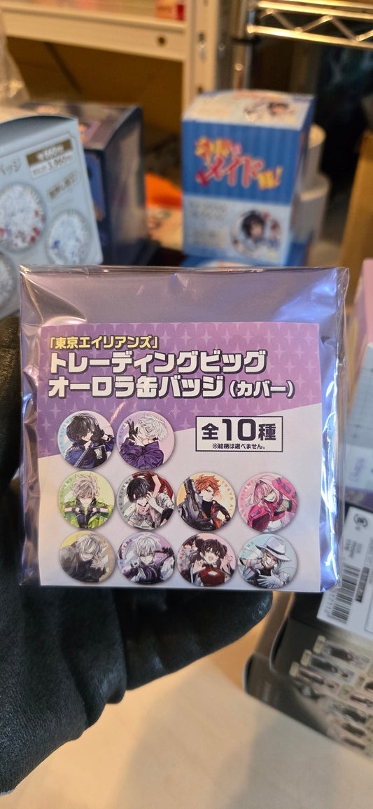 「東京エイリアンズ」トレーディングビッグオーロラ缶バッジ(カバー) 全10種池袋
