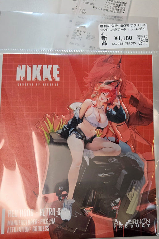 勝利的女神 NIKKE 壓克力立牌 雷德伍德 - 复古女士 | Goddess of Victory: NIKKE Acrylic Stand Red Hood - Retro Lady池袋