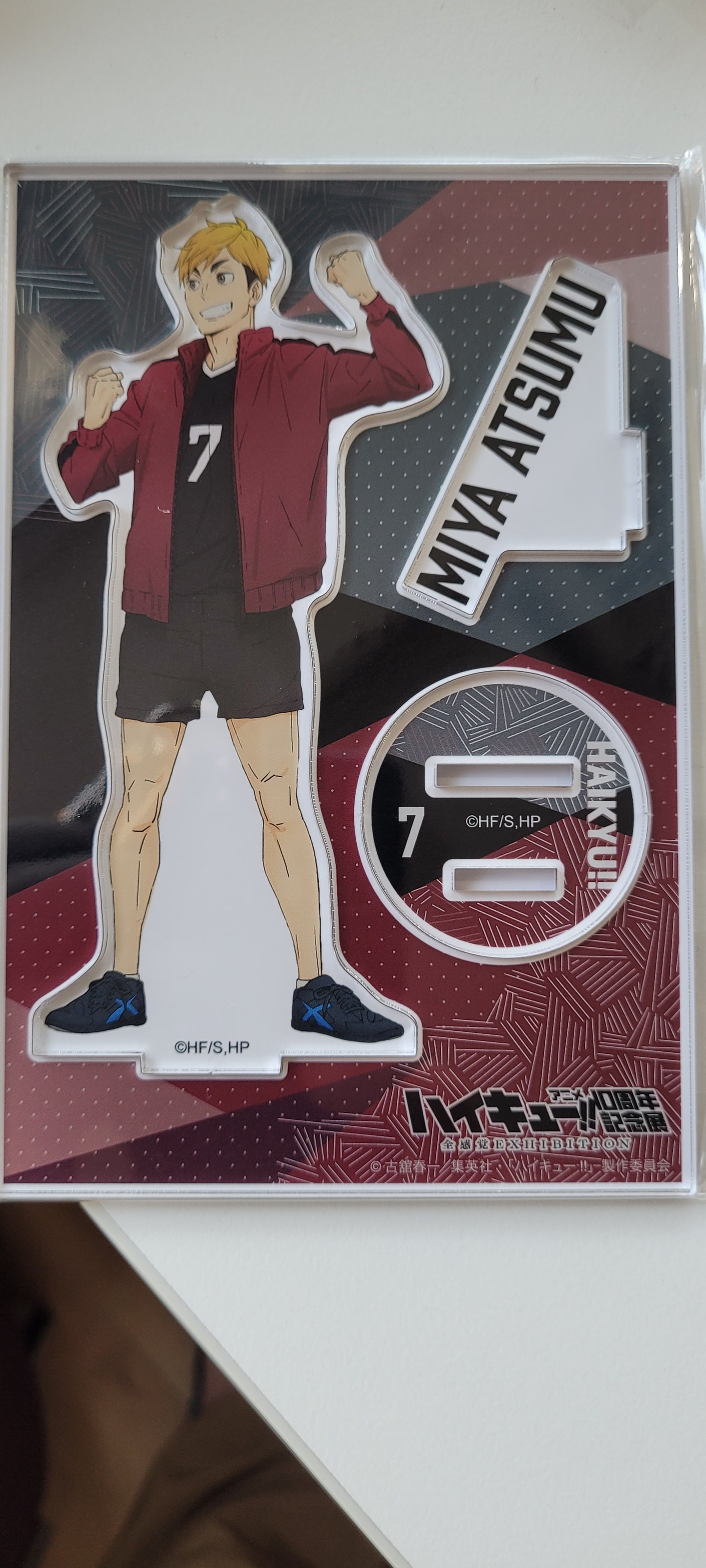 ハイキュー!! アクリルスタンド<10周年記念展描き下ろし 宮侑> as.