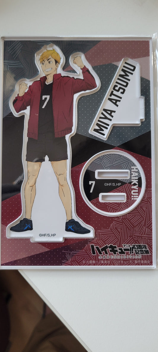 ハイキュー!! アクリルスタンド<10周年記念展描き下ろし 宮侑> as.