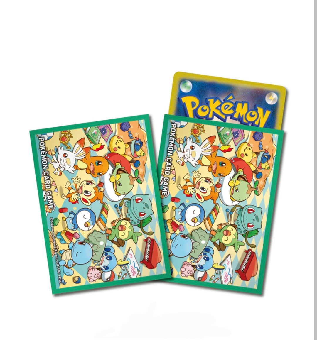 ポケモンカードゲーム デッキシールド プレイルーム【グリーン】(池袋)
