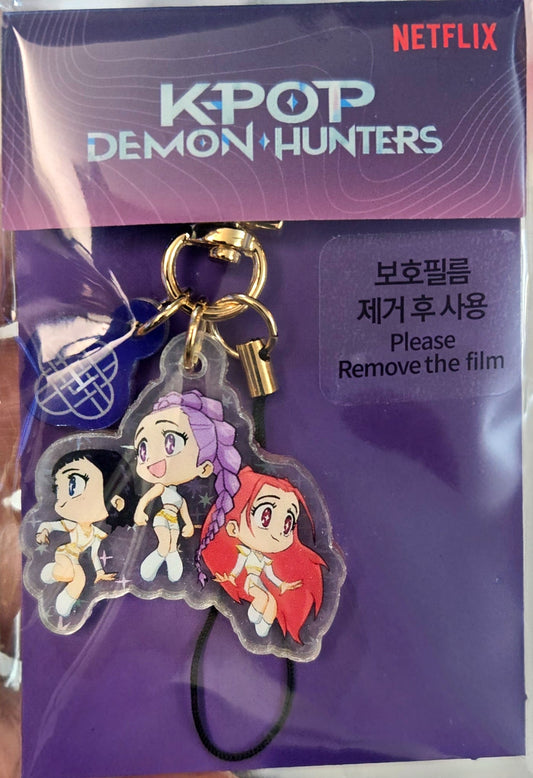 KPOP Demon Hunters 三角色組合壓克力鑰匙圈 / KPOP Demon Hunters Triple Character Acrylic Keychain 池袋