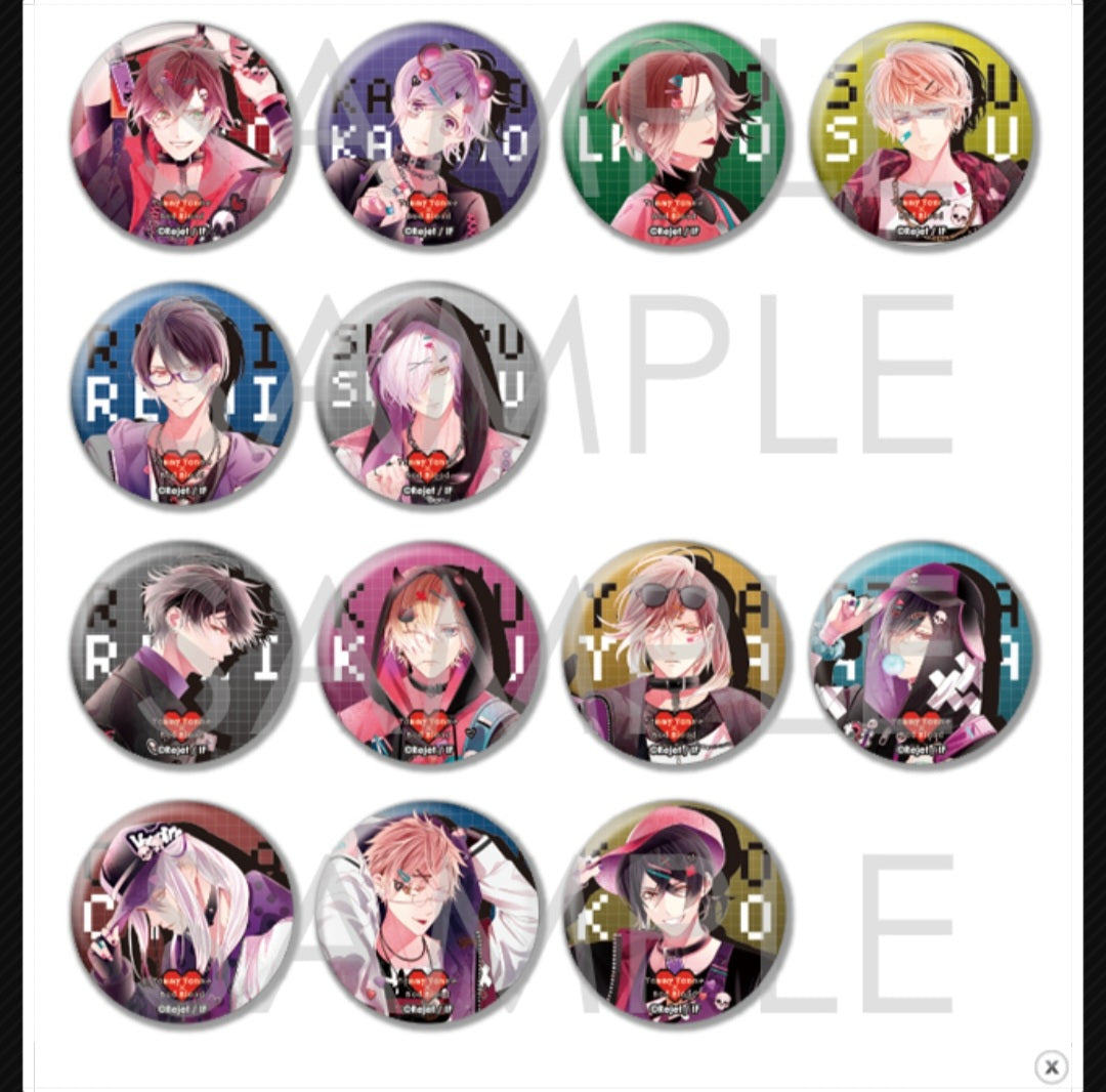 DIABOLIK LOVERS ▼Yammy Yamme×Bad Blood▼ 蓄光缶バッジ