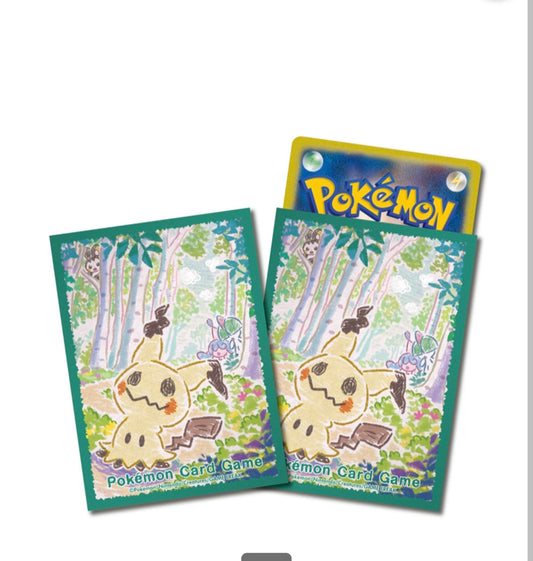 ポケモンカードゲーム デッキシールド クレヨンミミッキュ【グリーン】(池袋)