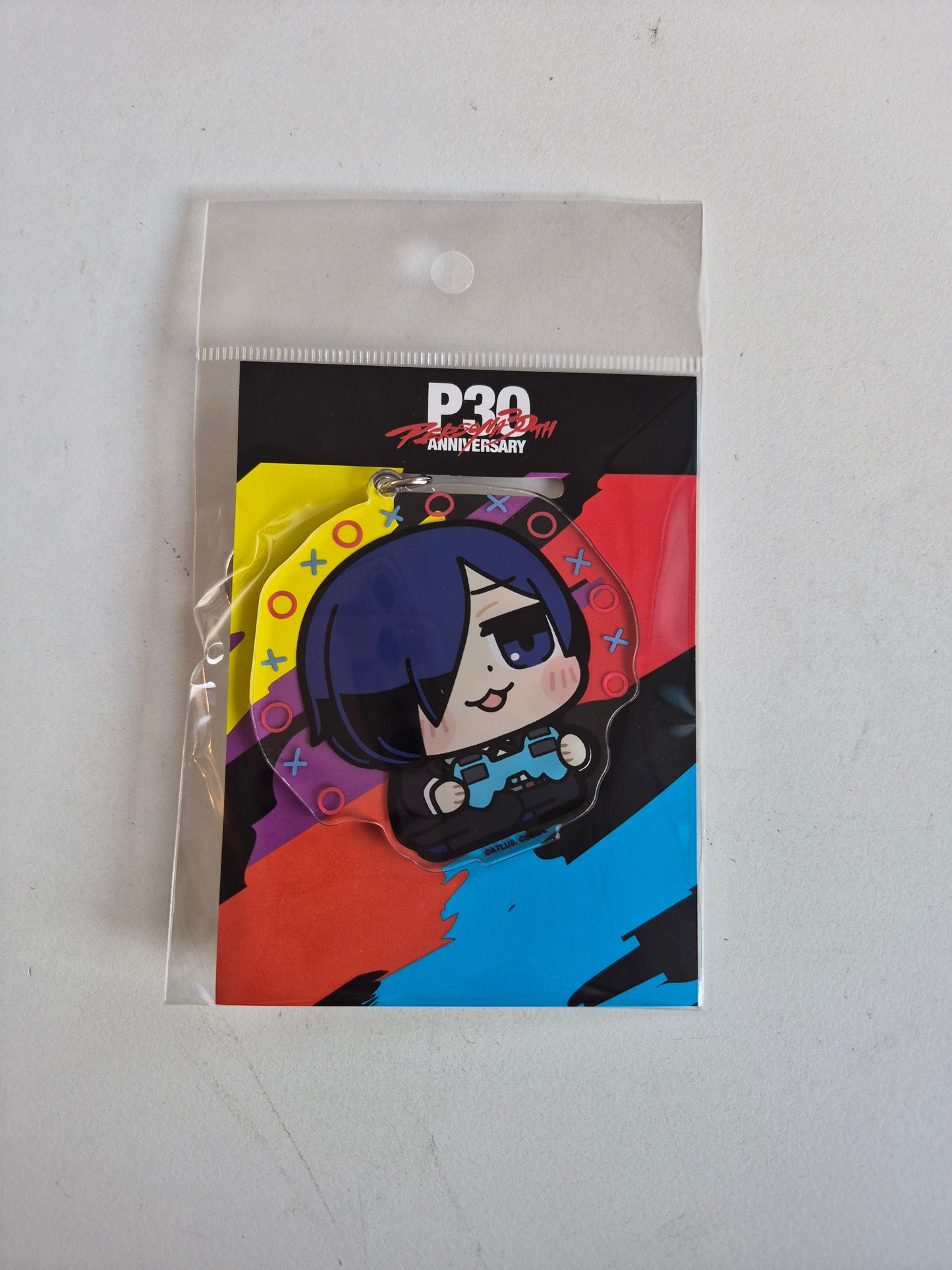 P30th 主人公×ぶくぶ おおきめアクリルキーホルダー 04. P3 (IKE)