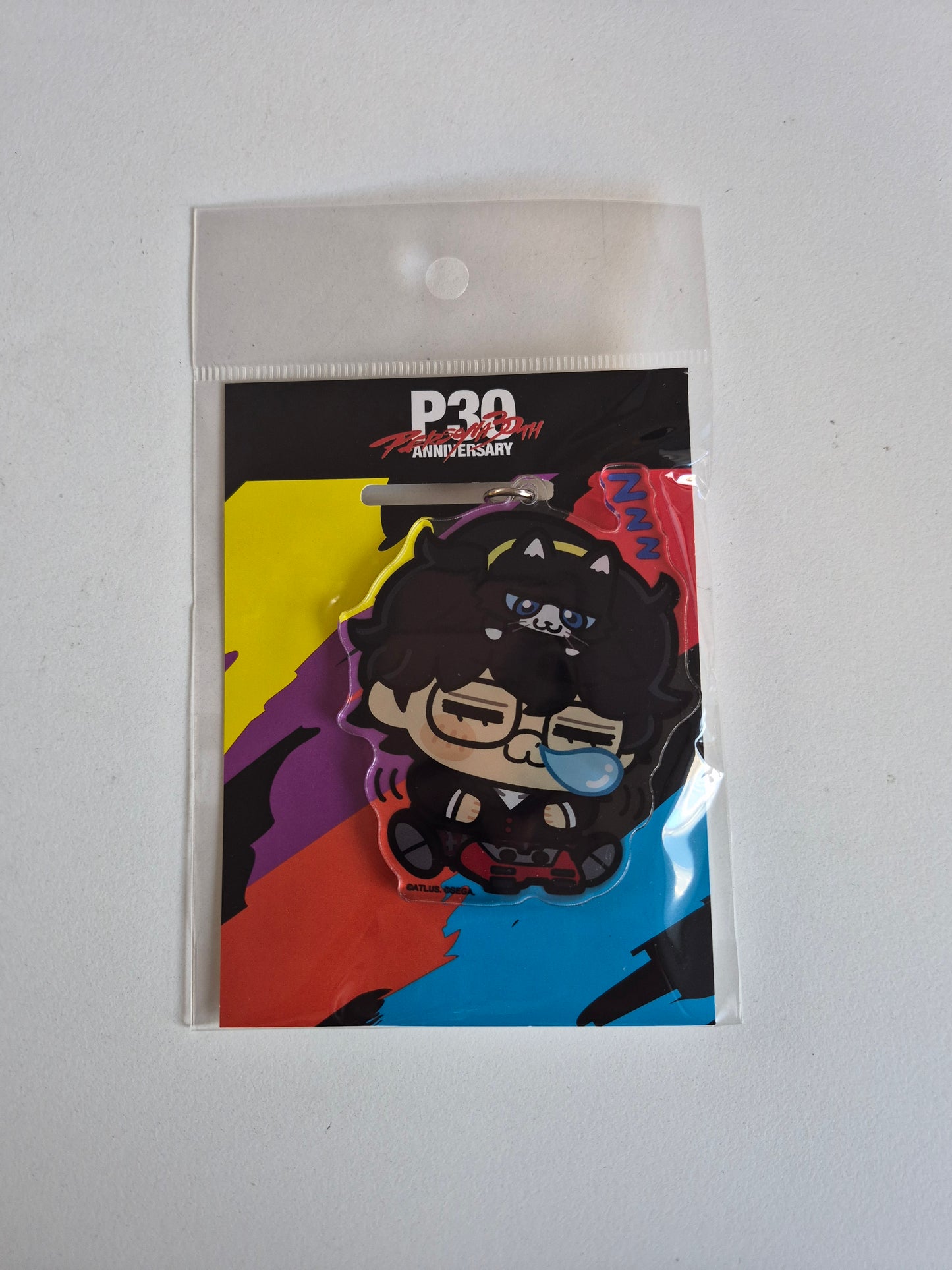 P30th 主人公×ぶくぶ おおきめアクリルキーホルダー 07. P5 (IKE)