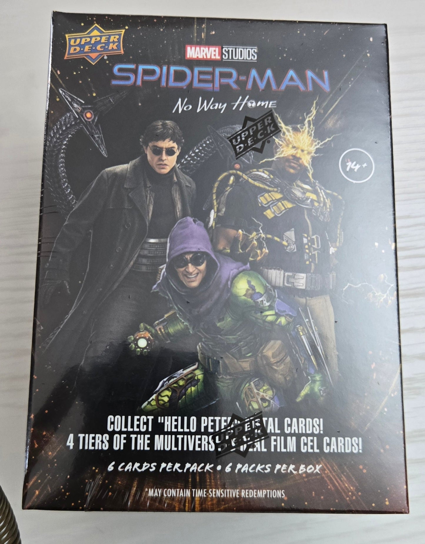 Upper Deck Marvel Spider-Man: No Way Home Trading Cards Box｜蜘蛛俠：無回頭路官方球員卡盒裝(Ike)