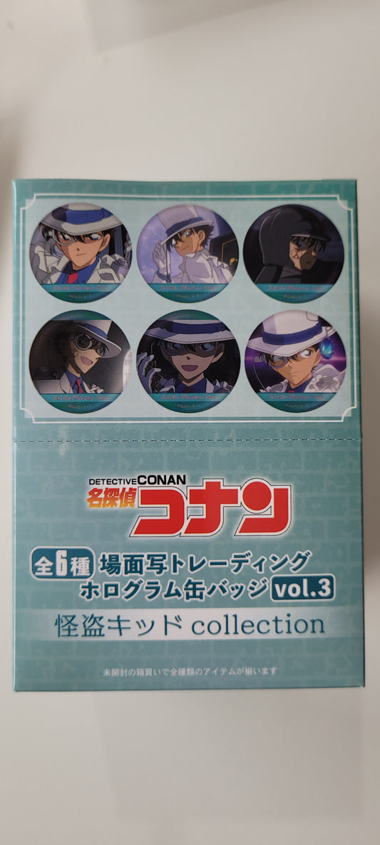 名探偵コナン 場面写トレーディングホログラム缶バッジ 怪盗キッドcollection vol.3 tcb