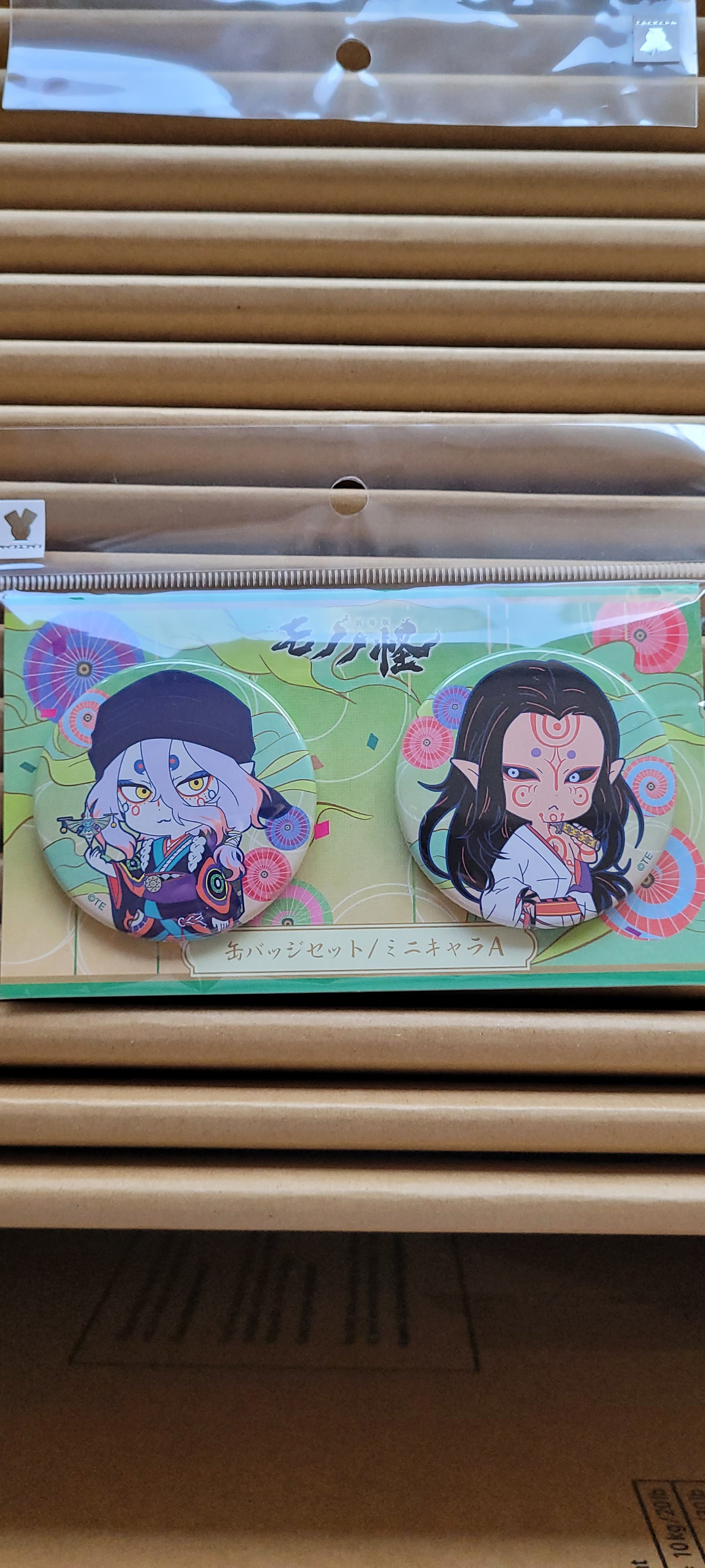 モノノ怪 薬売り 缶バッジセット ミニキャラA tcb